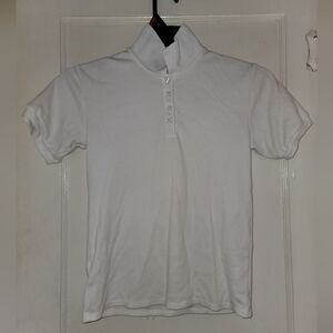 IZOD Girls Collared Polo Shirt, Size Large